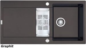 Franke Maris MRG 651 Fragranit DuraKleen Plus, Farbe Graphit, 114.0055.701