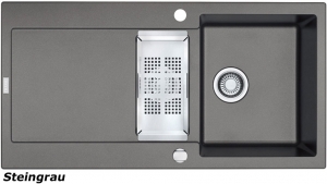 Franke Maris MRG 651 Fragranit DuraKleen Plus, Farbe Steingrau, 114.0055.819