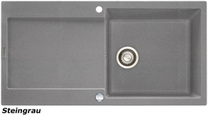 Franke Maris MRG 611-100 Fragranit DuraKleen Plus Farbe Steingrau, 114.0176.594