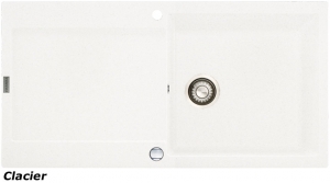 Franke Maris MRG 611-100 Fragranit DuraKleen Plus Farbe Glacier, 114.0176.596