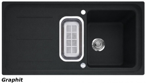 Franke Impact IMG 651 G Fragranit DuraKleen Plus Farbe Graphit, 114.0177.620
