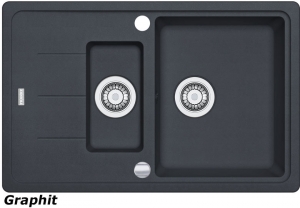 Franke Basis BFG 651-78 Fragranit DuraKleen Plus Farbe Graphit, 114.0301.361