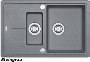 Franke Basis BFG 651-78 Fragranit DuraKleen Plus Farbe Steingrau, 114.0301.367