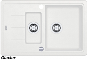 Franke Basis BFG 651-78 Fragranit DuraKleen Plus Farbe Glacier, 114.0301.368