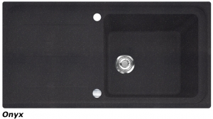 Franke Impact IMG 611-100 G Fragranit DuraKleen Plus Farbe Onyx, 114.0177.611