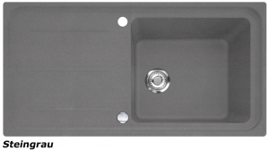 Franke Impact IMG 611-100 G Fragranit DuraKleen Plus Farbe Steingrau, 114.0177.621