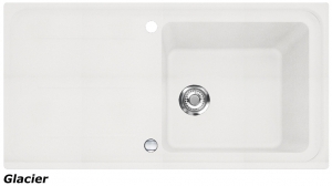 Franke Impact IMG 611-100 G Fragranit DuraKleen Plus Farbe Glacier, 114.0177.624