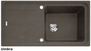 Franke Impact IMG 611-100 G Fragranit DuraKleen Plus Farbe Umbra, 114.0302.666