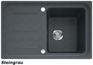 Franke Impact IMG 611 G Fragranit DuraKleen Plus Farbe Steingrau, 114.0177.622