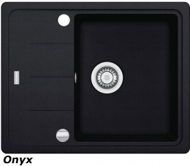 Franke Basis BFG 611-62 Fragranit DuraKleen Plus Farbe Onyx, 114.0301.331