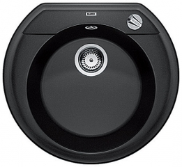 Blancorondoval 45 Silgranit PuraDur 2, Farbe anthrazit, 515669