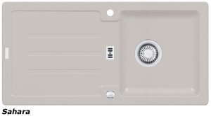 Franke Strata STG 614 Fragranit DuraKleen Plus, Siebkorb Excenter, Farbe Sahara, 114.0259.827