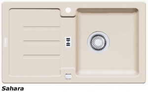 Franke Strata STG 614-78 Fragranit DuraKleen Plus, Siebkorb Stopfen, Farbe Sahara, 114.0303.667