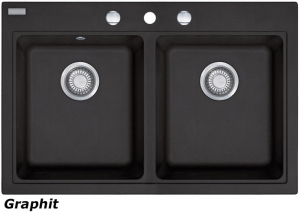 Franke Maris MRG 620 Fragranit DuraKleen Plus Farbe Graphit, 114.0176.584