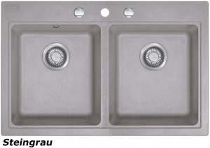 Franke Maris MRG 620 Fragranit DuraKleen Plus Farbe Steingrau, 114.0176.585