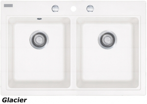 Franke Maris MRG 620 Fragranit DuraKleen Plus Farbe Glacier, 114.0176.587