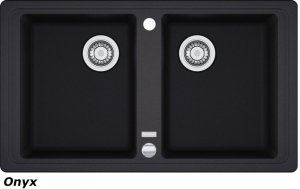 Franke Basis BFG 620 Fragranit DuraKleen Plus Farbe Onyx, 114.0301.373