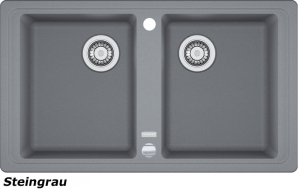 Franke Basis BFG 620 Fragranit DuraKleen Plus Farbe Steingrau, 114.0302.015