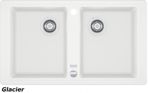 Franke Basis BFG 620 Fragranit DuraKleen Plus Farbe Glacier, 114.0302.016