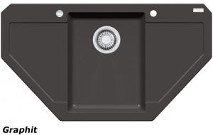 Franke Maris MRG 612-E Fragranit DuraKleen Plus Farbe Graphit, 114.0197.776