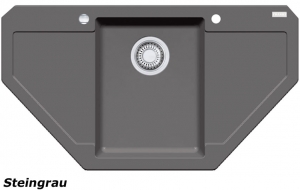 Franke Maris MRG 612-E Fragranit DuraKleen Plus Farbe Steingrau, 114.0197.777