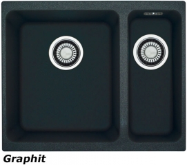 Franke Kubus KBG 160 Fragranit DuraKleen Plus Farbe Graphit, 125.0023.789