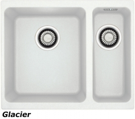 Franke Kubus KBG 160 Fragranit DuraKleen Plus Farbe Glacier, 125.0176.649