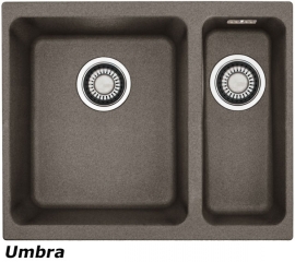 Franke Kubus KBG 160 Fragranit DuraKleen Plus Farbe Umbra, 125.0302.776