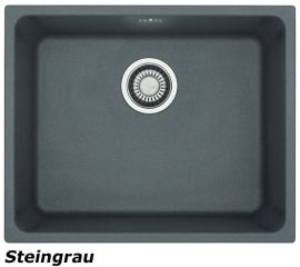 Franke Kubus KBG 110-50 Fragranit DuraKleen Plus Farbe Steingrau, 125.0023.807