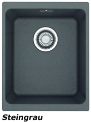 Franke Kubus KBG 110-34 Fragranit DuraKleen Plus Farbe Steingrau, 125.0023.835