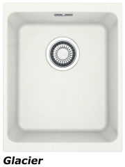 Franke Kubus KBG 110-34 Fragranit DuraKleen Plus Farbe Glacier, 125.0176.651