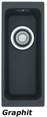 Franke Kubus KBG 110-16 Fragranit DuraKleen Plus Farbe Graphit, 125.0023.843