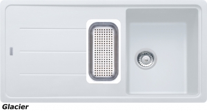 Franke Basis BFG 651 Fragranit DuraKleen Plus Farbe Glacier, 114.0256.626