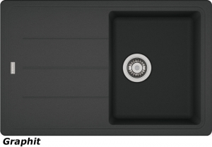 Franke Basis BFG 611 Fragranit DuraKleen Plus Farbe Graphit, 114.0256.604