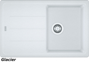 Franke Basis BFG 611 Fragranit DuraKleen Plus Farbe Glacier, 114.0256.611