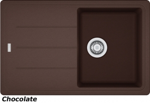 Franke Basis BFG 611 Fragranit DuraKleen Plus Farbe Chocolate, 114.0256.603