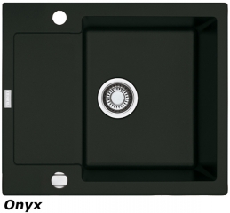 Franke Maris MRG 611-62 Fragranit DuraKleen Plus Farbe Onyx, 114.0253.322