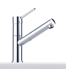 Franke Rotondo Einhebelmischer Zugauslauf, Chrom, 115.0295.201