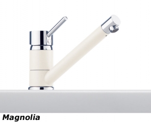 Franke Sinta Einhebelmischer Festauslauf, Bi-Color Chrom/Magnolia, 115.0297.485