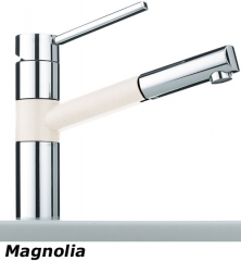 Franke BAT 350 Einhebelmischer Zugauslauf, Farbe Chrom/Magnolia, 115.0282.367