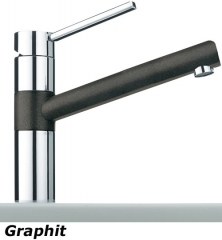 Franke BAT 340 Einhebelmischer Festauslauf, Farbe Chrom/Graphit, 115.0006.693