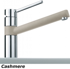 Franke BAT 340 Einhebelmischer Festauslauf, Farbe Chrom/Cashmere, 115.0303.587