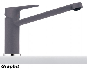 Franke Tico Einhebelmischer Hochdruck Festauslauf, Farbe Graphit 115.0197.800