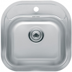 Reginox Boston L, als Auflagesple und flchenbndige Sple einbaubar