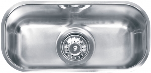 Reginox L18 4018 KG, als Auflagesple, flchenbndige Sple und Unterbausple einbaubar