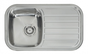 Reginox Regent 10 Lux, Edelstahlsple, R27936