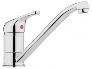 Reginox Amazon Einhebelmischer mit Festauslauf, Hochdruck, Chrom