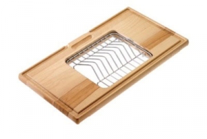 Reginox Schneidebrett Holz mit Schale, S3105