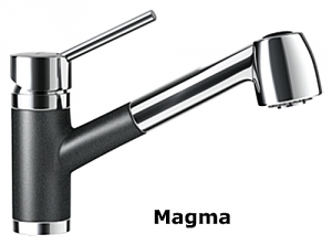 Schock Pila Schlauchbrause Hochdruck, Cristadur, Farbe Magma