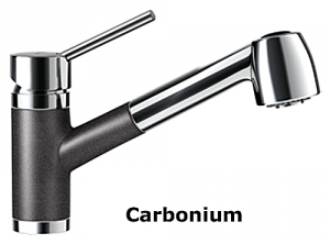 Schock Pila Schlauchbrause Hochdruck, Cristadur, Farbe Carbonium
